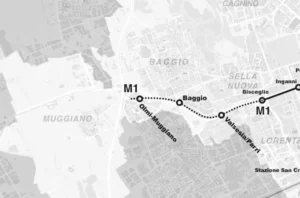Posizione sulla metropolitana e ipotesi di estensione a Muggiano